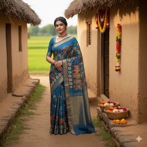 Kalamkari Block Print Cotton