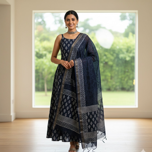 Bagru Dress Material