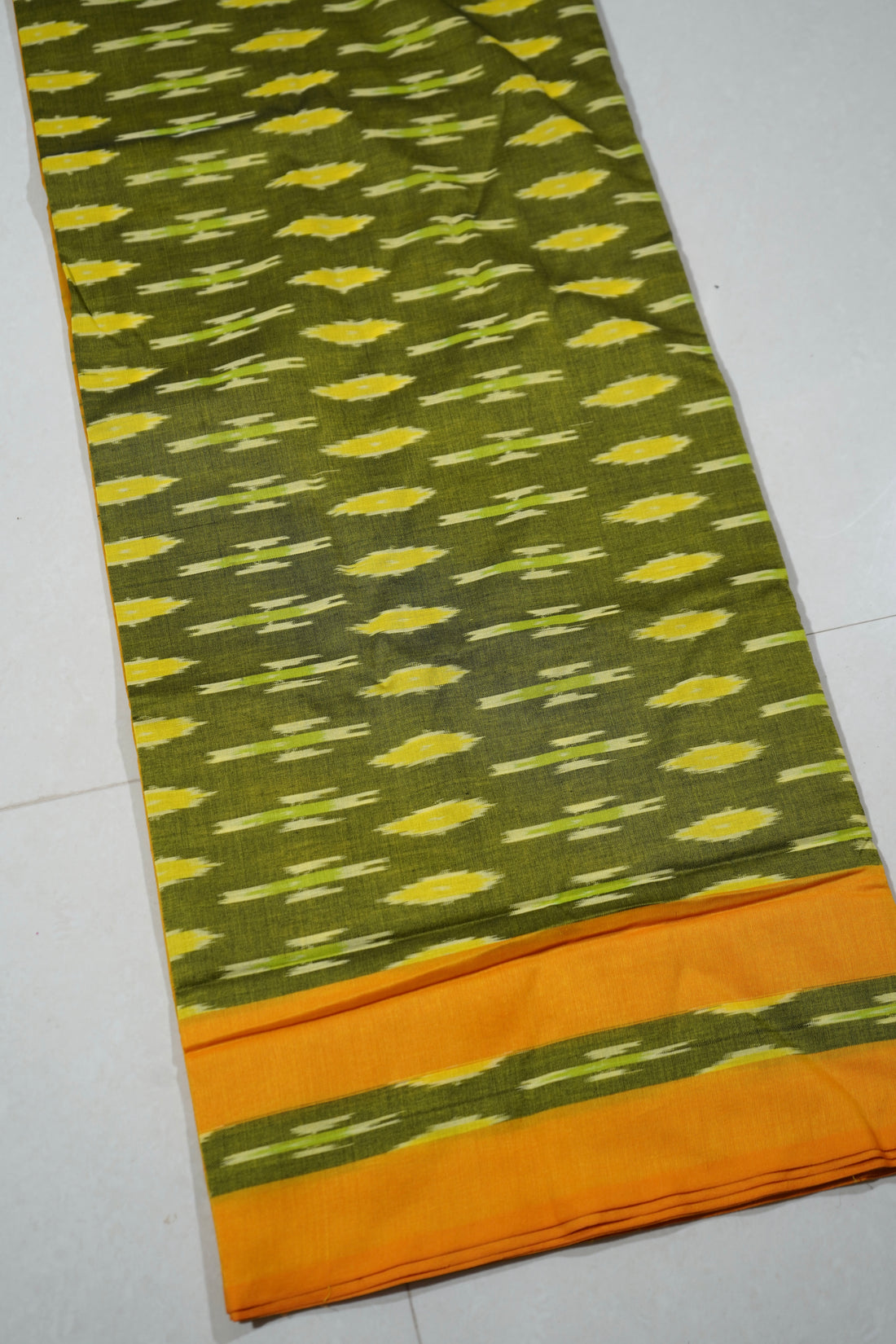 Multicolor - MERCERISED COTTON HANDLOOM POCHAMPALLY IKAT SAREE 06