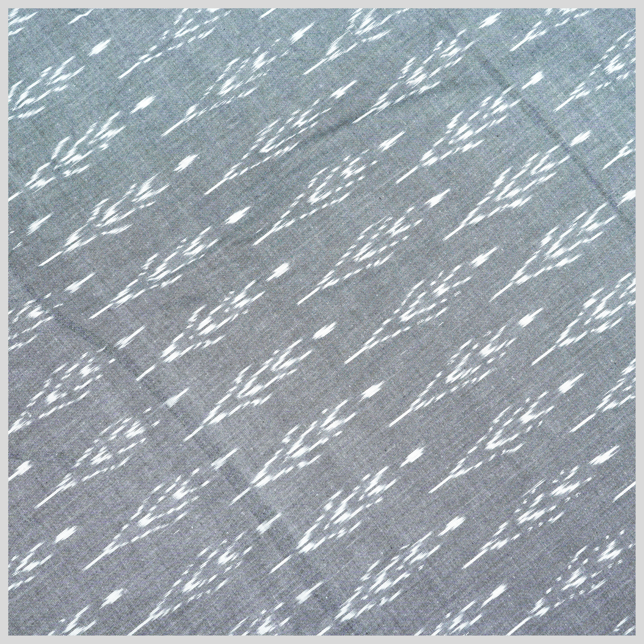 GREY - COTTON POCHAMPALLY IKAT FABRIC 13