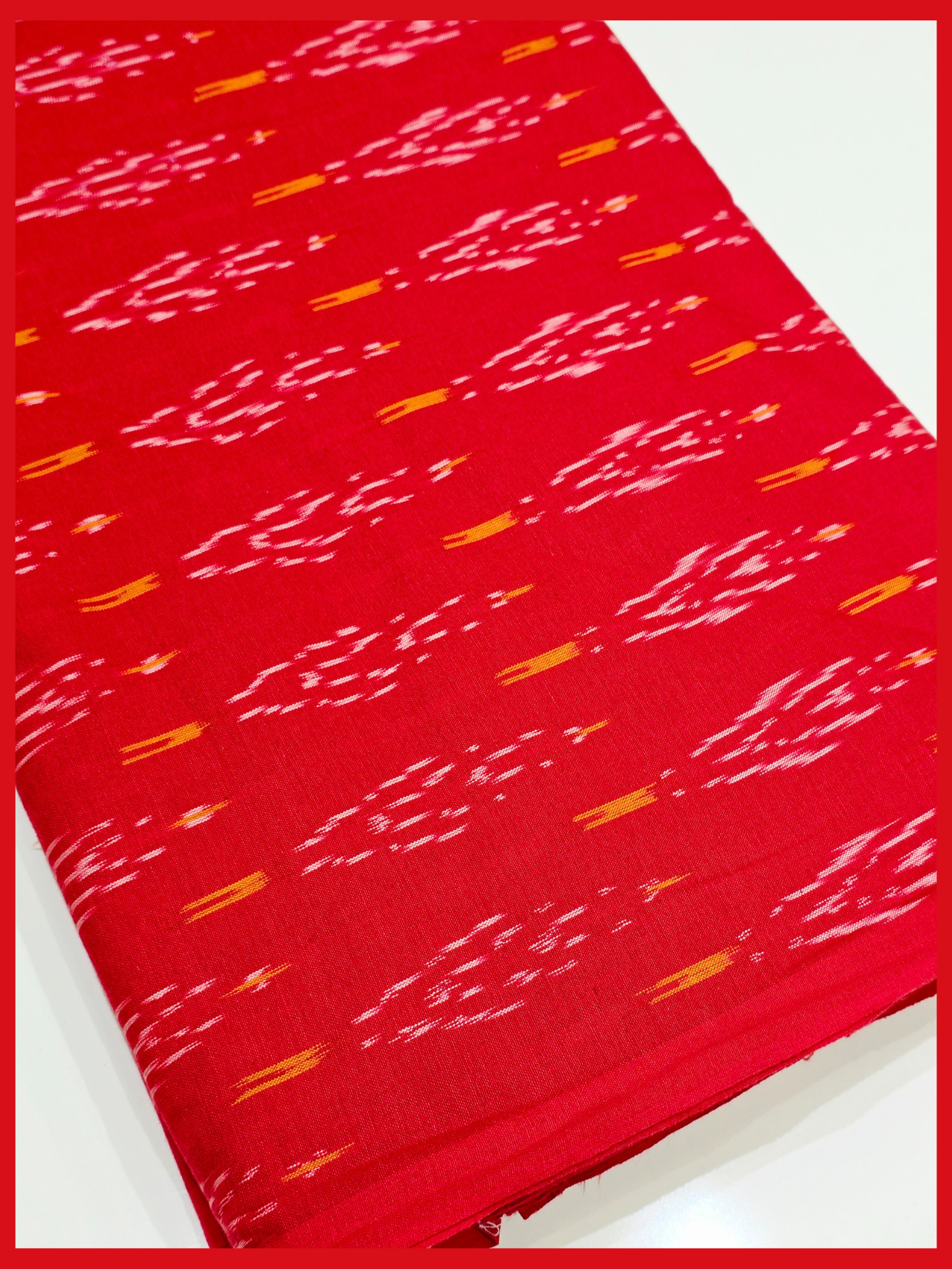 - COTTON POCHAMPALLY IKAT FABRIC 34