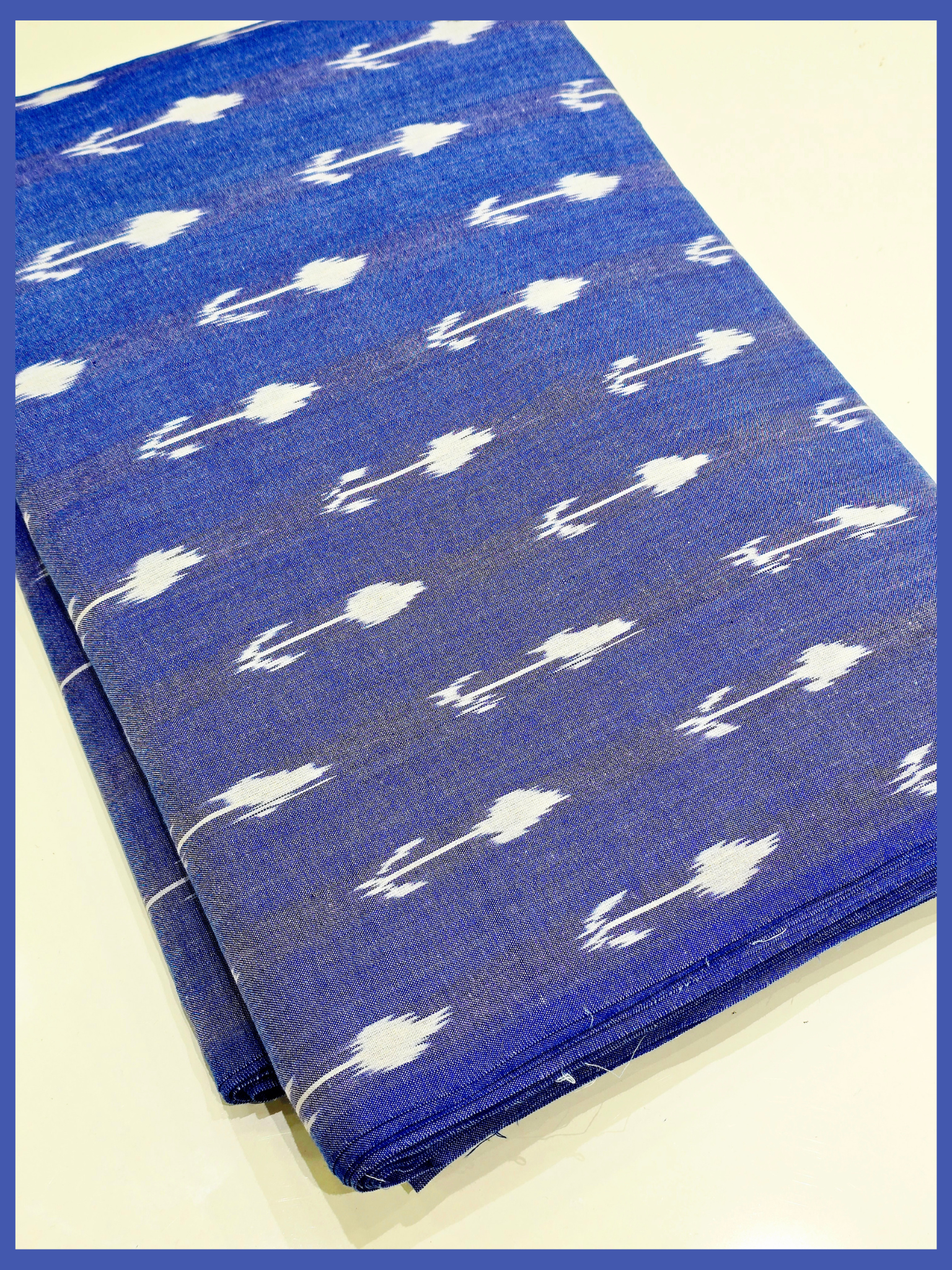 - COTTON POCHAMPALLY IKAT FABRIC 36