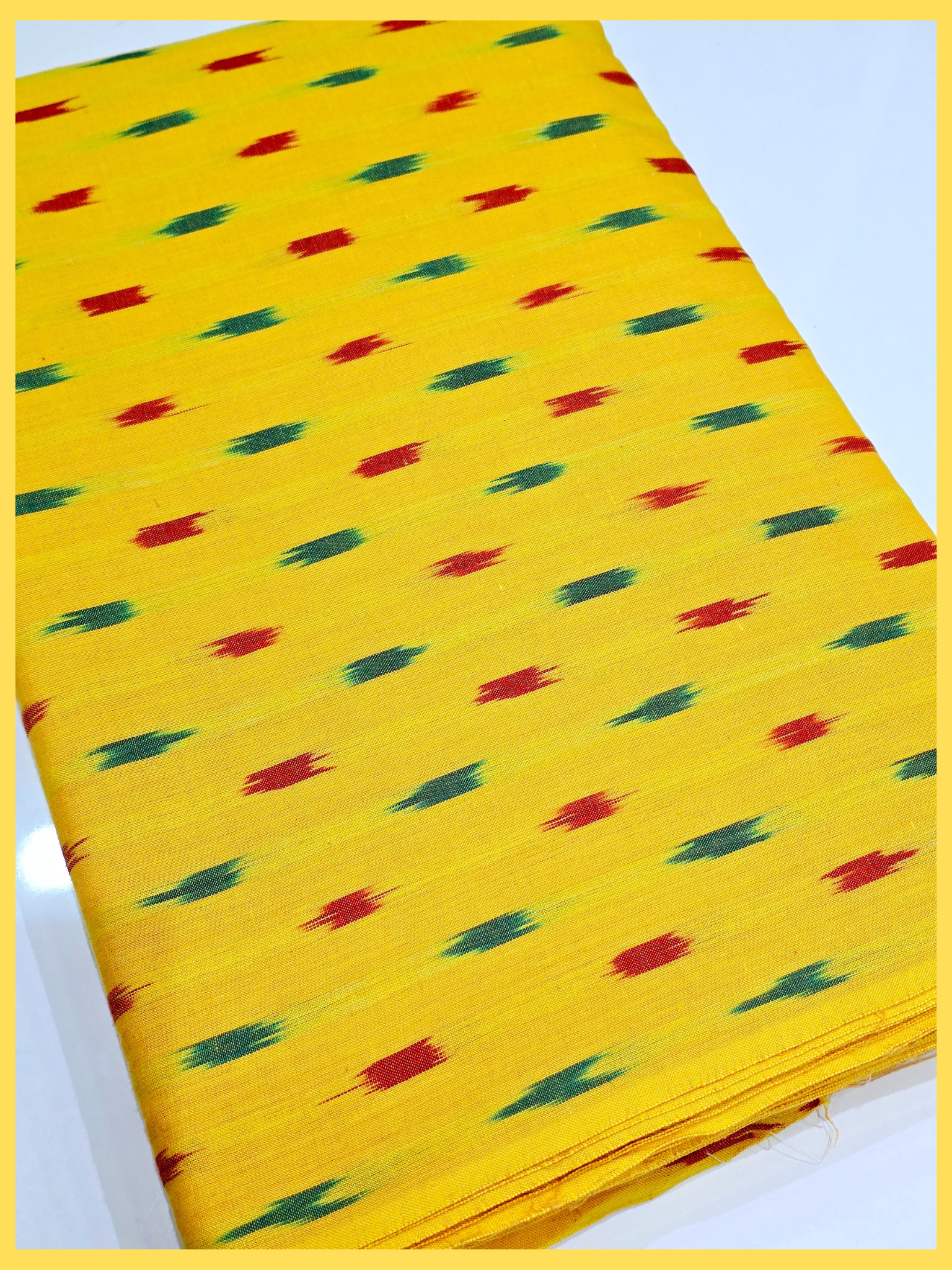 - COTTON POCHAMPALLY IKAT FABRIC 45