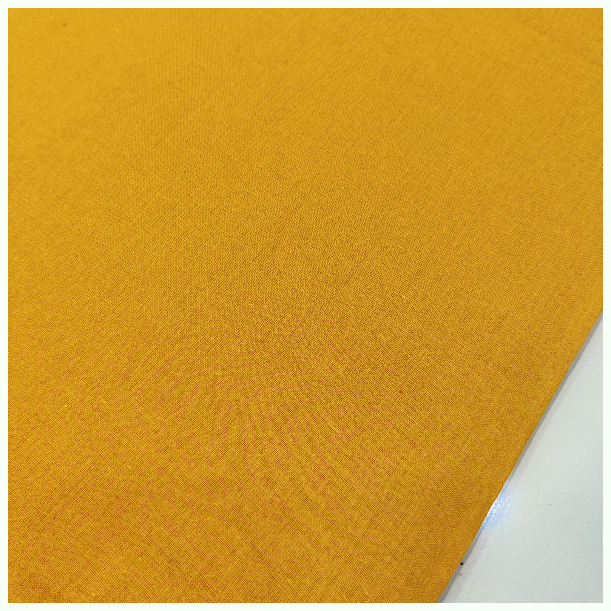 YELLOW– COTTON PLAIN POCHAMPALLY IKAT FABRIC 08