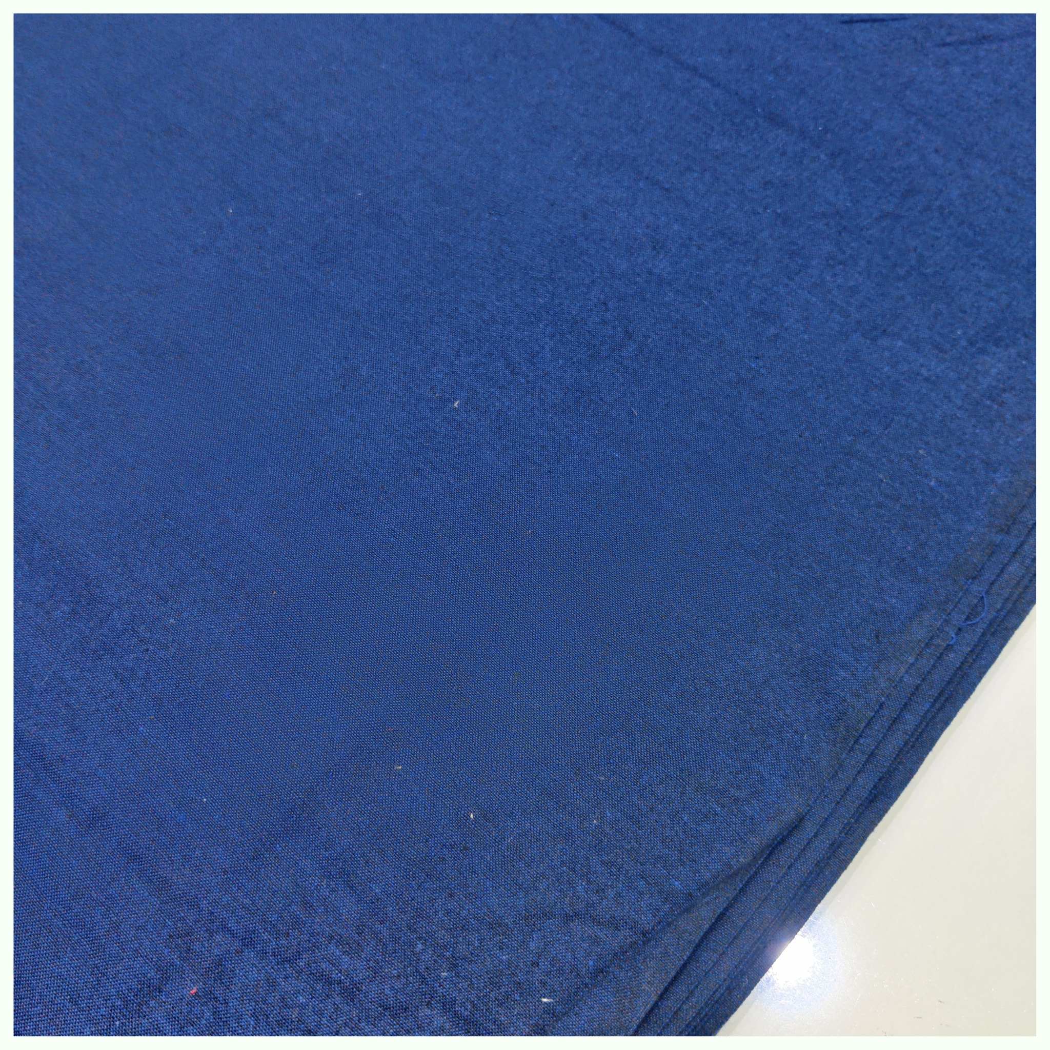 BLUE– COTTON PLAIN POCHAMPALLY IKAT FABRIC 09