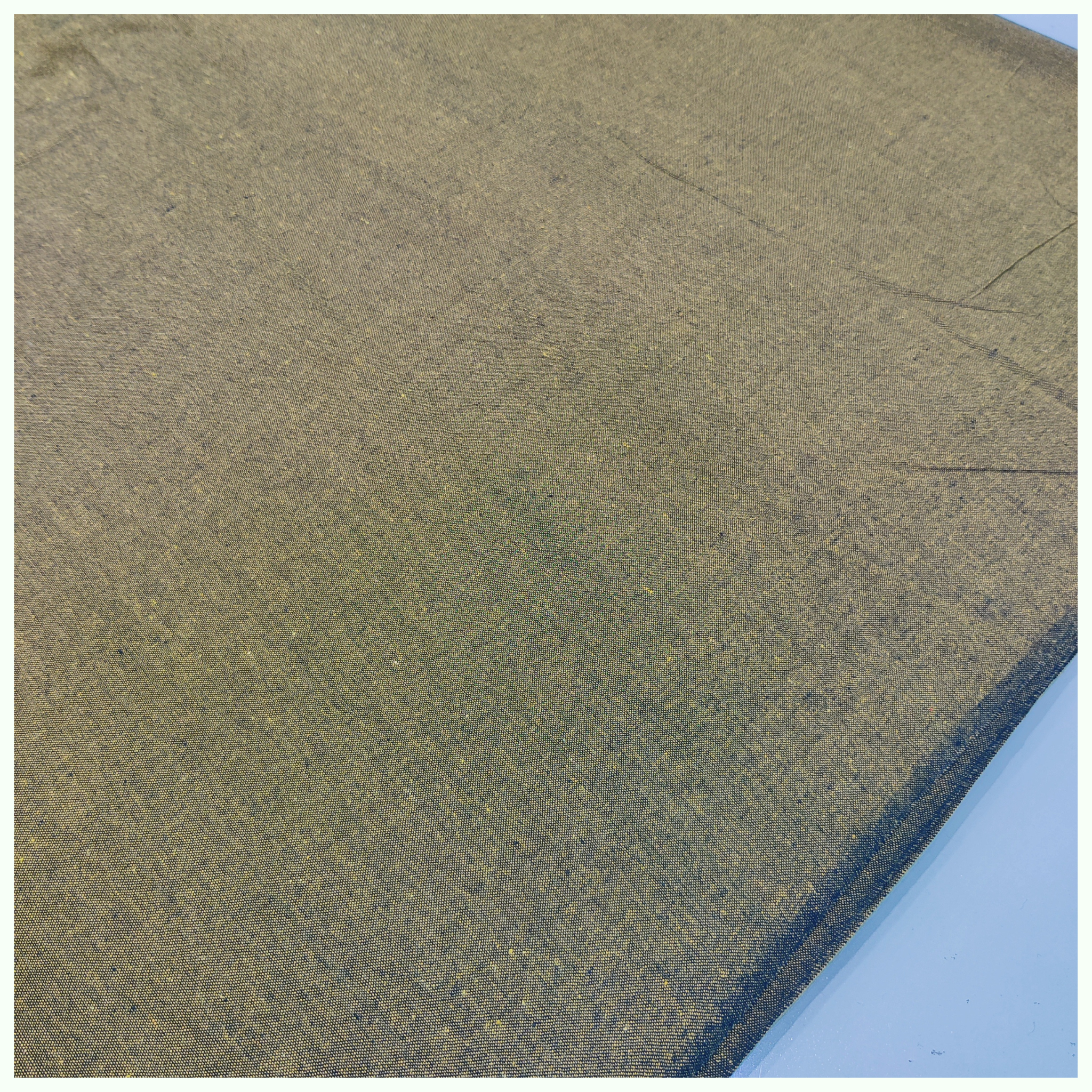 YELLOW– COTTON PLAIN POCHAMPALLY IKAT FABRIC 14