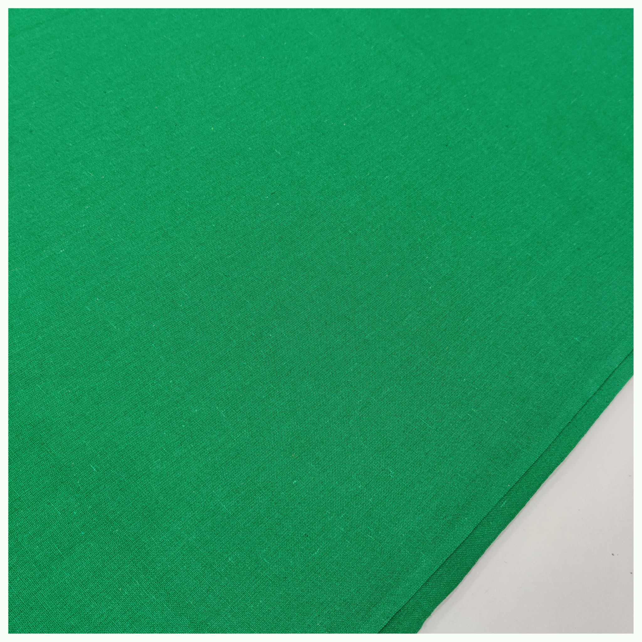 GREEN– COTTON PLAIN POCHAMPALLY IKAT FABRIC 17