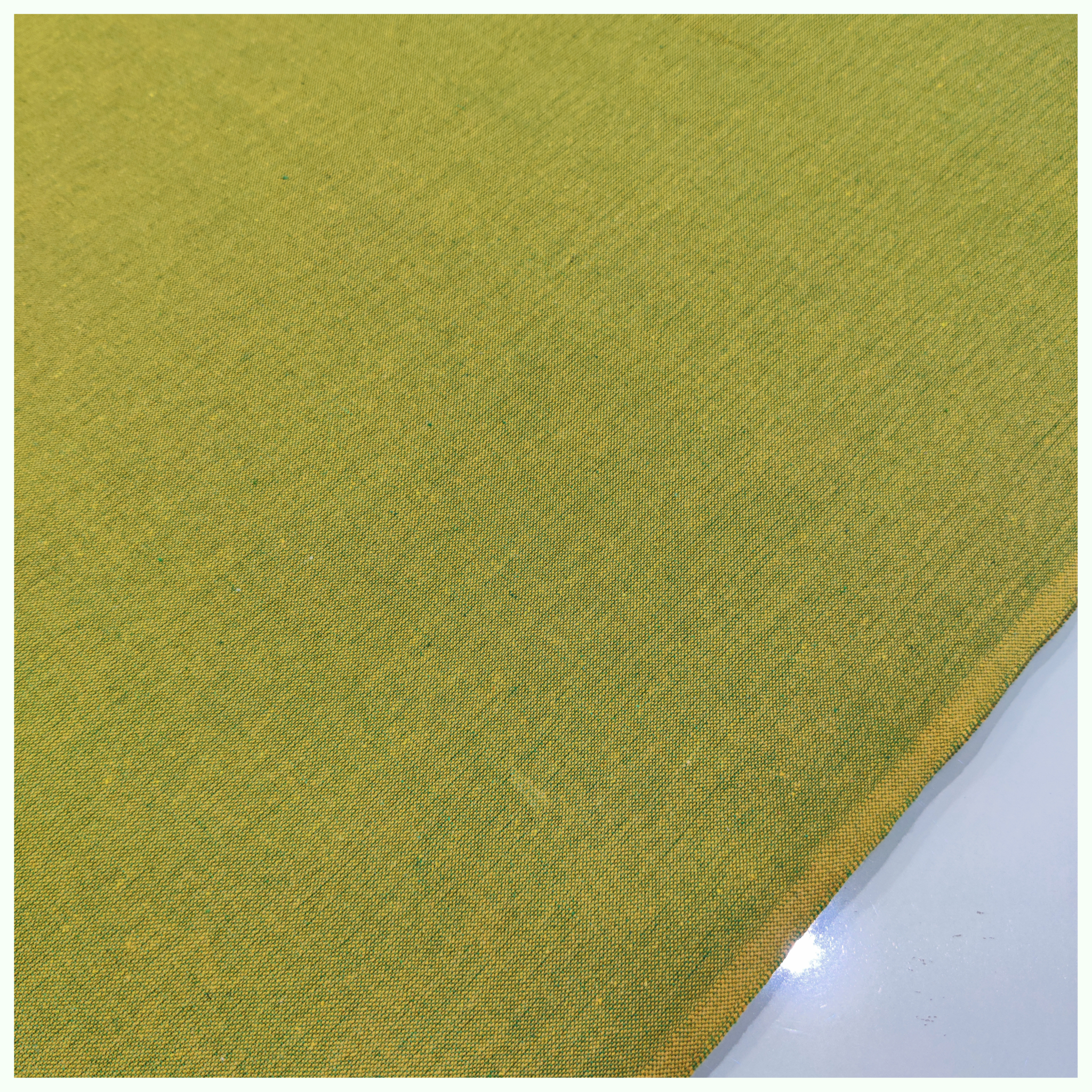 YELLOW– COTTON PLAIN POCHAMPALLY IKAT FABRIC 11